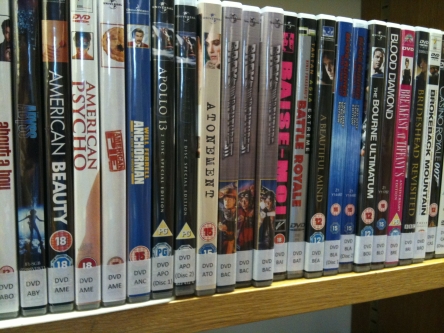 DVDs catalogued, classified and ready to go