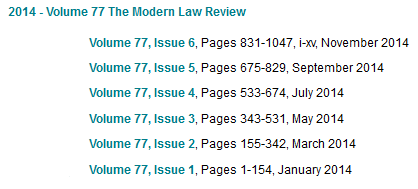 2014.12 2014 vol 77 Modern Law Review