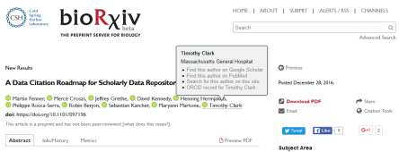 ORCID iDs identifying researchers and adding Linked Data goodness